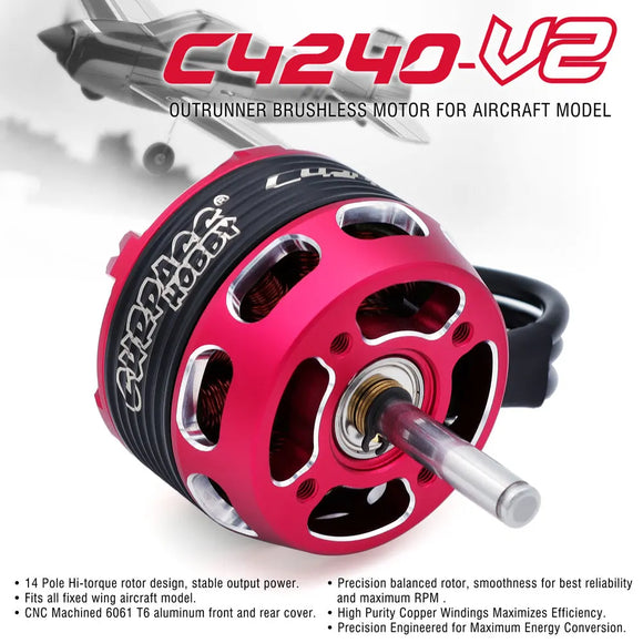 Moteur brushless SURPASS HOBBY 3-6S C4240 C4250 C4260 pour avion RC Multicoptère Moteur brushless Outrunner
