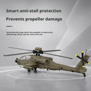RC ERA C170 AH-64D Apache Military RC Helicopter 1:48 6 Channel No Aileron Single Rotor Altitude Hold Stunt RC Airplane for Adul