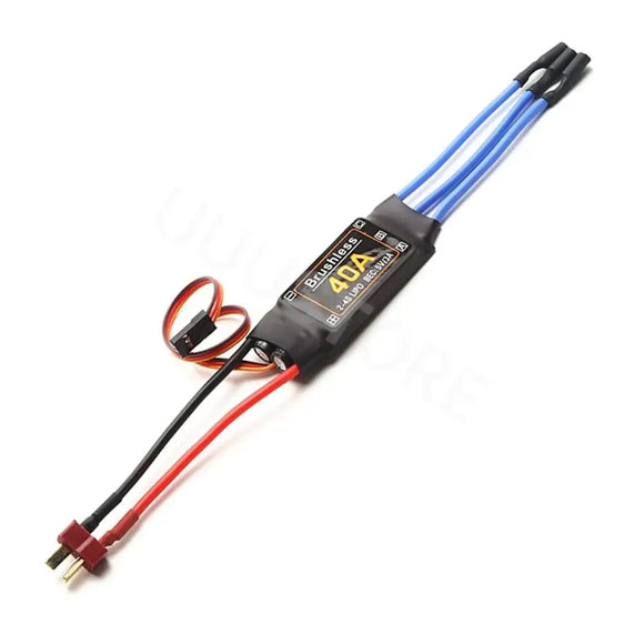 40A Brushless ESC  2-4S Electronic Speed Controller With 5V 3A UBEC 3.5MM Banana Head For RC FPV Quadcopter Airplanes Helicopter