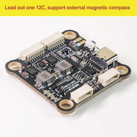 GreatMountain AT32 F435 VMT7 flight control Supports X8 mode with two SH1.08P interfaces Support SBUS input signal