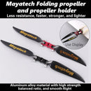 Mayatech Mayatech 8MM Package for sale model aircraft metal folding propeller + folding nylon propeller fixed wing propeller clamp seat - Propellers at ZoneFPV