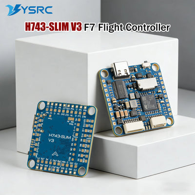 H743 H743 SLIM V3 STM32H743VIT6 5V 2A BEC 2-8S F7 Flight Controller 30.5x30.5mm ICM20602 Baro Blackbox for FPV RC Racing Drone - Flight Controllers at ZoneFPV