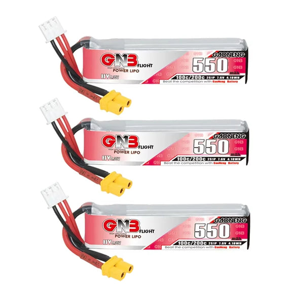 GNB HV 7.6V 550mAh 100C/200C Lipo Battery Tinyhawk For RC Helicopter Quadcopter FPV Racing Drone Spare Parts 2S Battery