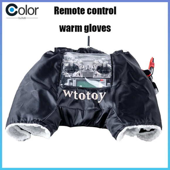 Winter Warm Glove Cold Air Shield Hood Hand Warmer Gloves Anti-Wind Warmers Outdoor Protection For RC Transmitter