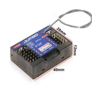 DUMBORC P6FG P10FG P6DC P4FMG 4CH 6CH 10CH Mini Receiver 2.4G 4.8-10V Voltage Return for X6 DDF-350 Transmitter RC Car Boat Tank-2