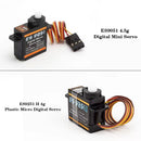 EMAX ES9251 II 4g Пластиковый микро сервопривод Digital / ES9051 4,3g Digital Мини сервопривод для модели RC-6