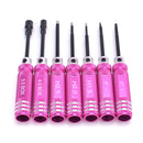 7PCS/Set 0/1/1.5/2/2.5/4/5.5mm DIY Hexagonal Hex Screw Driver Tool Set Screwdriver For RC Camera Drone FPV Quadcopter Helicopter-9
