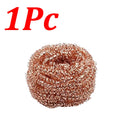 1-14Pcs Soldering Iron Tip Cleaner Desoldering Ball Cleaning Nozzle Tip Clean Brass Wire Sponge Copper Wire Cleaner Ball Tools