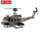 RC ERA C032 UH1 Huey Weathered Marine 6ch RC Helicopter with Optical Flow TOF Auto Stabilized Remote Control Hobby Toys for Boy