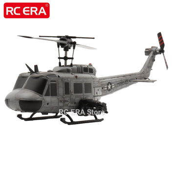 RC ERA C032 UH1 Huey Weathered Marine 6ch RC Helicopter with Optical Flow TOF Auto Stabilized Remote Control Hobby Toys for Boy