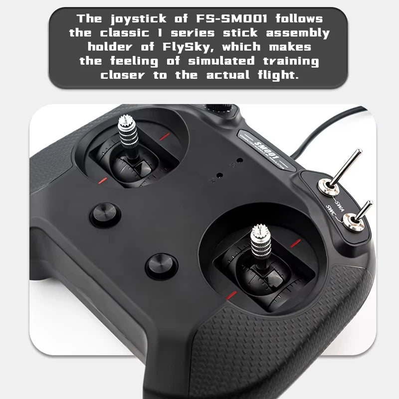 FlySky FS-SM001 8CH 6CH Simulator Controller DRL Liftoff DCL Freerider ...