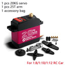 1X wasserdichtes Servo 20 kg 25 kg 30 kg 35 kg 40 kg Hochgeschwindigkeitsservo Metallgetriebe Digital Servo RC Baja Servo für 1/8 1/10 RC-Autos-7