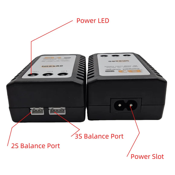 IMAX B3 PRO Lipo Battery Compact Charger 7.4V 11.1V 2S 3S 110-240V Lipo Power Supply Charger EU Plug For RC Helicopter Parts