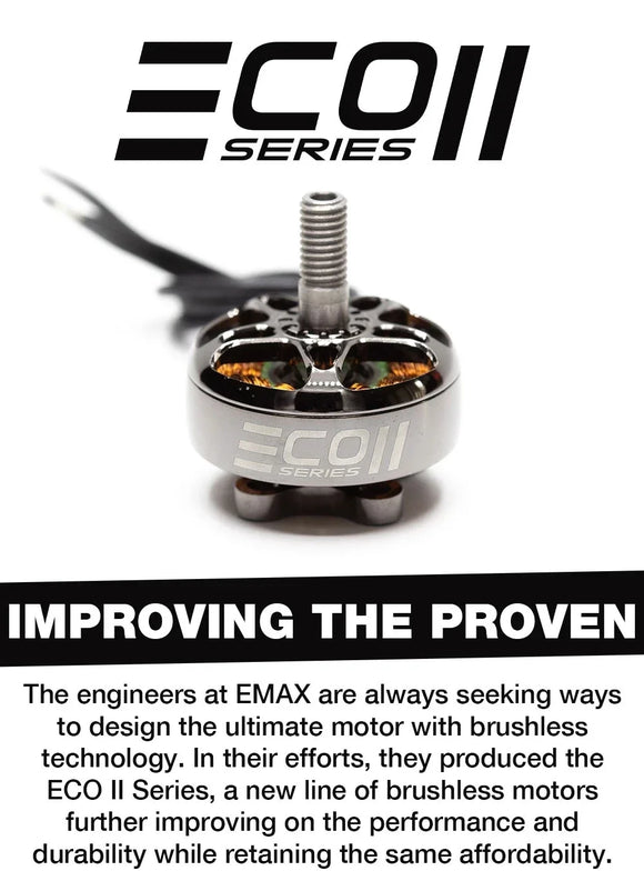 EMAX ECOII Series ECO II 2807 6S 1300KV 5S 1500KV 4S 1700KV Brushless Motor for FPV Racing Drone Diy Parts RC