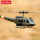 RC ERA C032 UH1 Huey Weathered Marine 6ch RC Helicopter with Optical Flow TOF Auto Stabilized Remote Control Hobby Toys for Boy
