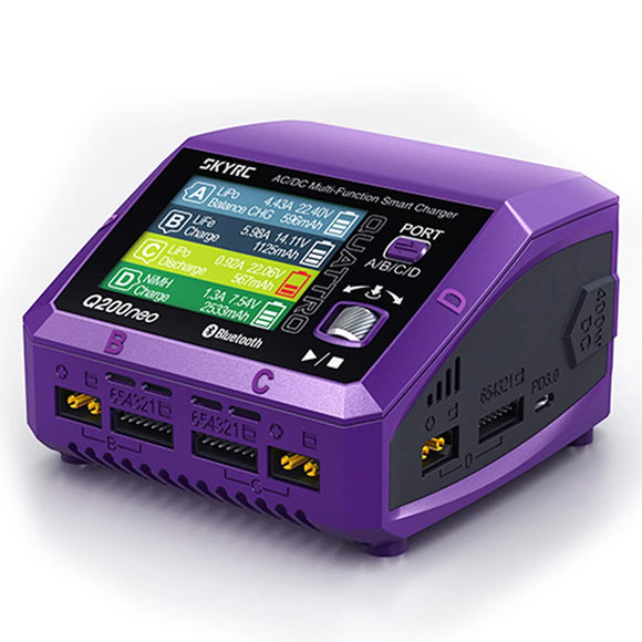 SkyRC Q200neo Lipo Battery Balance Charger Discharger AC200W DC400W for 1-6S LiPo