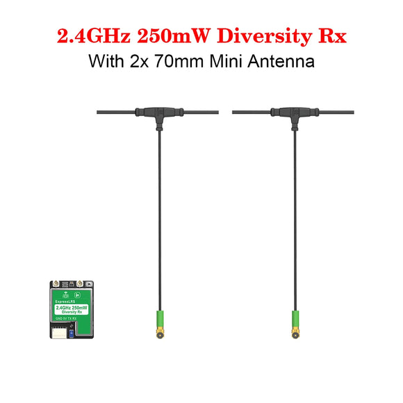 IFlight ExpressLRS ELRS 2.4G/ 868MHz /900MHz True Dual-Antenna Diversity Receiver for RC FPV Drone