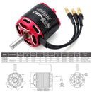 SURPASS HOBBY Motor sin escobillas 2-5S C3530 C3536 C3542 C3548 V2 para aviones RC, multicópteros y motores outrunner sin escobillas-4
