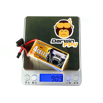 Darwin FPV 4S 850mAh 15.2V Lithium Polymer FPV Drone Battery For BabyApe Ⅲ Pro/Freestyle, CineApe 25 FPV Drone - 0