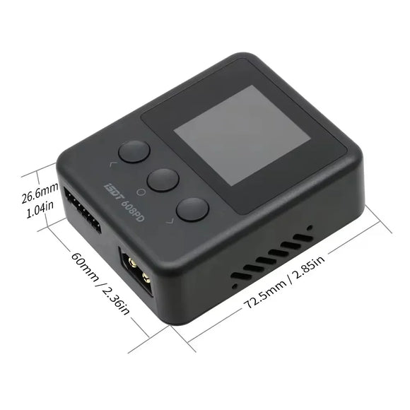 ISDT 608PD Lipo Balance Charger Discharger 240W/10A DC & 140W/5A PD Smart Digital Charger for LiPo/LiFe/LiHV RC Batteries