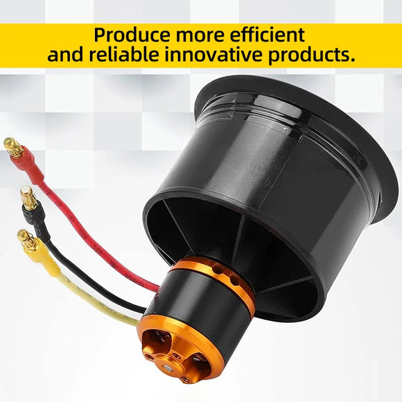 QX-MOTOR 50MM EDF QF2611 Brushless Motor 3300/4000/4600/5000KV CW/CCW 12-Blatt Impeller für 3-4S Lipo RC Flugzeugmodell