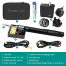SEQURE S99 Soldering Iron Compatible with JBC245 Tip Support PD|QC|DC|PPS Power Supply for Drone RC Model Welding Repair Tool