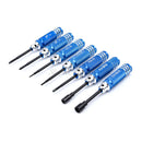 7PCS/Set 0/1/1.5/2/2.5/4/5.5mm DIY Hexagonal Hex Screw Driver Tool Set Screwdriver For RC Camera Drone FPV Quadcopter Helicopter-2