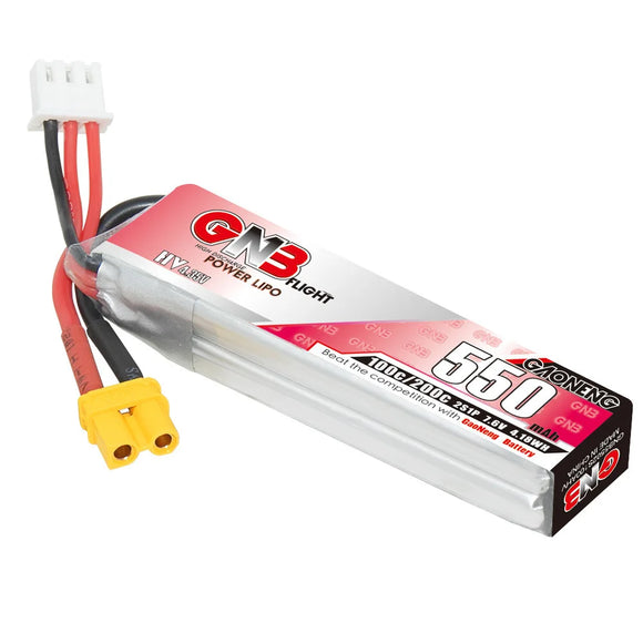 GNB HV 7.6V 550mAh 100C/200C Lipo Battery Tinyhawk For RC Helicopter Quadcopter FPV Racing Drone Spare Parts 2S Battery