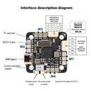MicoAir H743 V2 AIO 45A 2-6S AM32 All-in-one flight control and ESC Support PM PX4 INAV-3
