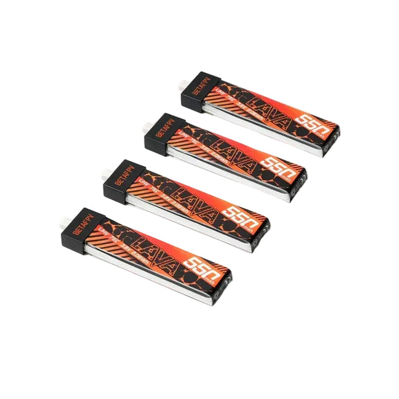BETAFPV LAVA 1S 550mAh 75C Battery (4PCS)