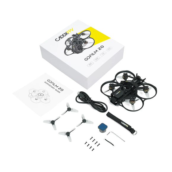 CADDX Gofilm 20 FPV Drone 2Inch Walksnail Moonlight VTX 4K 60fps Recording 1303 6000KV Motors RC Quadcopter Freestyle Drone
