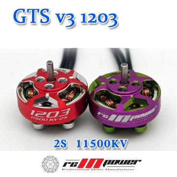 4pcs Rcinpower GTS V3 1203 11500KV 2S 8000KV 6000KV Brushless Motor for 2~3inch Propeller RC FPV Racing Drones Quadcopter DIY - 0