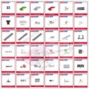 GOOSKY S1 Helicopter Spare Parts Main Blades Tail blade Canopy Tail Boom Main Shaft Set image 1