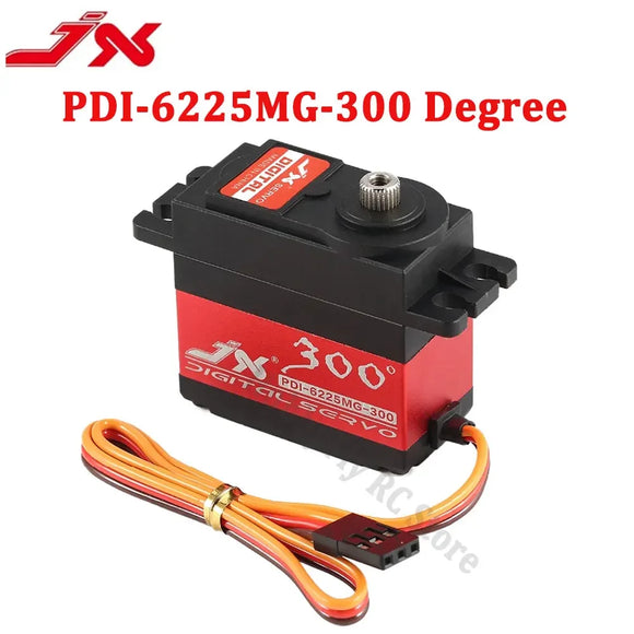 JX JX PDI-6225MG 25kg Metal Gear Brushless Motor Digital Servo 300 Degrees RC Car High Torque Servo For Racing RC Car Parts - Servo at ZoneFPV