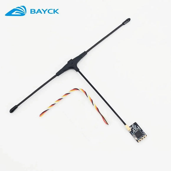 BAYCK ELRS 915MHz / 2.4GHz NANO ExpressLRS Receiver with T type Antenna Support Wifi upgrade for RC FPV Traversing Drones Parts
