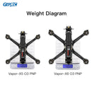 GEPRC Vapor-X6 Analog FPV SPEEDX2 2407E 1750KV Motor 60A 4IN1 ESC High-performance Freestyle Grace RC Quadcopter Freestyle Drone-6