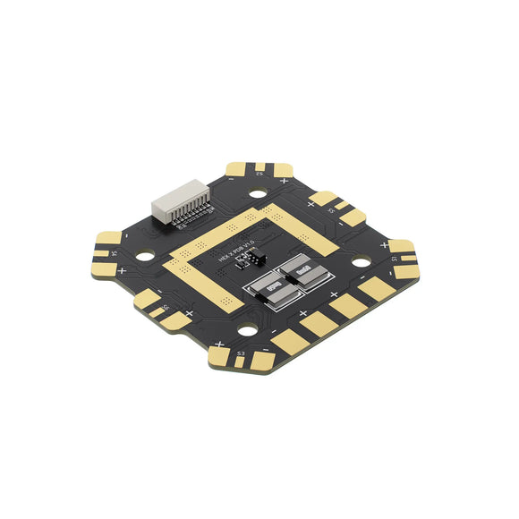 GEPRC GEPRC PDB Hexacopter Power Distribution Board for FPV Drone 3–6S LiPo Input Voltage Support DShot 150/300/600 Protocols - Power Cables at ZoneFPV