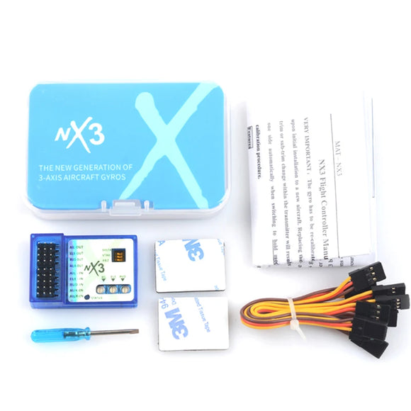 NX3 Pro Intelligent Flight Controller 3D High-precision MEMS 3-Axis Gyroscope & Stabilizer Suitable for RC Fixed-wing Aircraft