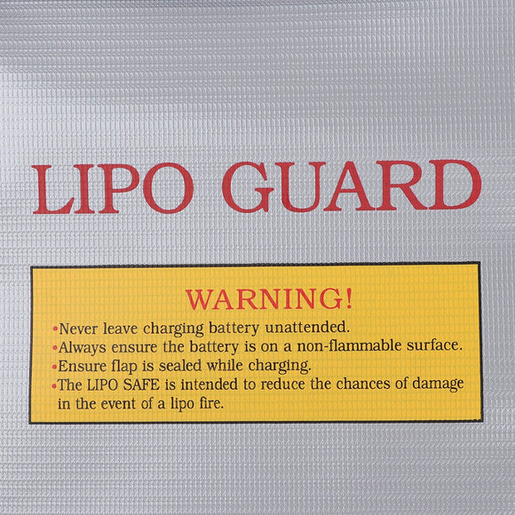 1Pc Silver RC LiPo Battery Safety Bag Fireproof Waterproof Explosion-proof Guard Charge Sack Practical Charging Protection