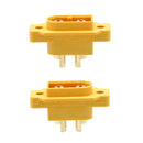 Amass XT60E-M XT60E XT60 Brass Gold Plated Male Plug Screws Mountable Connector For Racing FpV/ Multicopter Fixed Board DIY-4