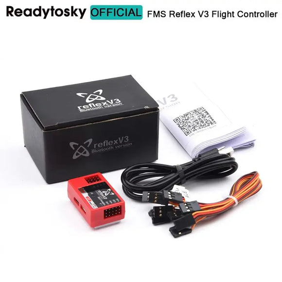 FMS Reflex V3 Flight control Gyro Stabilizer for FMS RC Airplane Warbird 64mm 70mm 80mm 90mm EDF Propeller Fixed Wing Plane
