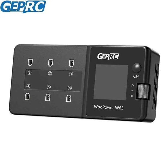 GEPRC WooPower W63 100w Smart Battery Charger Charged for LiPo LiHV LiFe Suit Short-circuit Protection FPV Quadcopter Drone RC