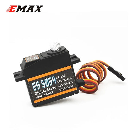 EMAX EMAX ES3054 17g 3.5kg 0.13sec 23T Metal Gear Digital Servo For RC Airplane ES3154 upgrade - Servo at ZoneFPV