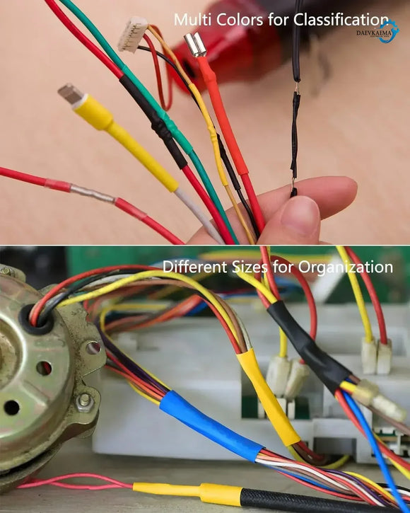 800pcs With Box Heat Shrink Tube Kit Thermoresistant Tubing Electrical Connection Cable Insulation Sleeved Protecter