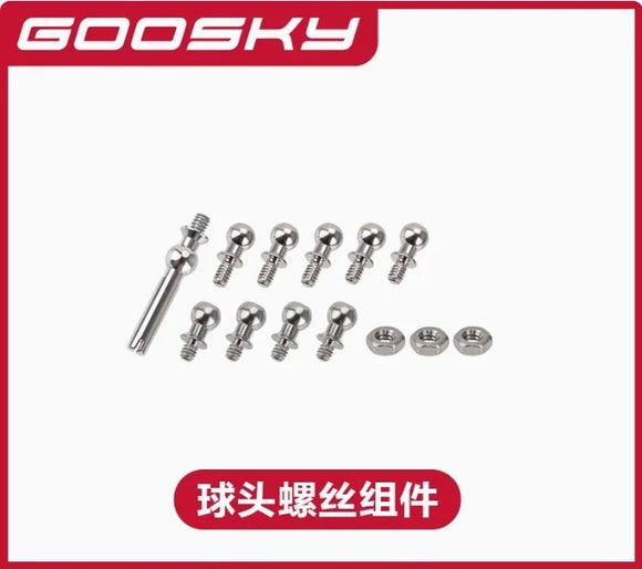 Goosky E2 GPS Air Rescue Edition RC Helicopter Spare Parts Accessories Body Shell Cover Main Blade Motor ESC Servo Tail Rod