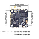 JHEMCU GHG474AIO OSD Flight Controller Built-in 45A BLheliS 2-6S 4in1 Brushless ESC for Toothpick RC FPV Racing Drone-4