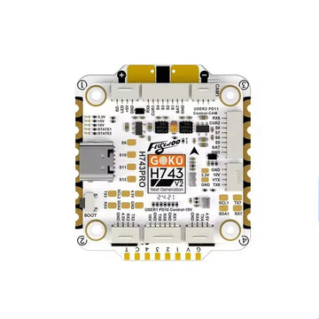 Flywoo GOKU H743 pro 32Bit Flight Controller 55A 128K 30x30 Stack with G55M AM32 4in1 ESC Plug&Play for Drone O4/O4 pro