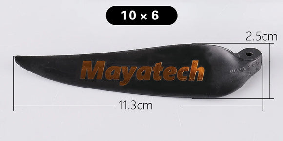 Mayatech 8MM Package for sale model aircraft metal folding propeller + folding nylon propeller fixed wing propeller clamp seat