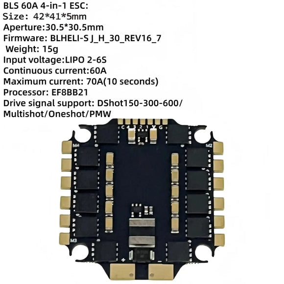 XFlight Hobby F405 V3 Flight Controller BLS 4-in-1 50/60A ESC FC Stack Support BetaFlight/INAV For RC FPV Drone Plane Quadcopter