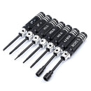 7PCS/Set 0/1/1.5/2/2.5/4/5.5mm DIY Hexagonal Hex Screw Driver Tool Set Screwdriver For RC Camera Drone FPV Quadcopter Helicopter-1